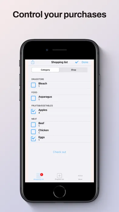 LiShop your shopping list スクリーンショット