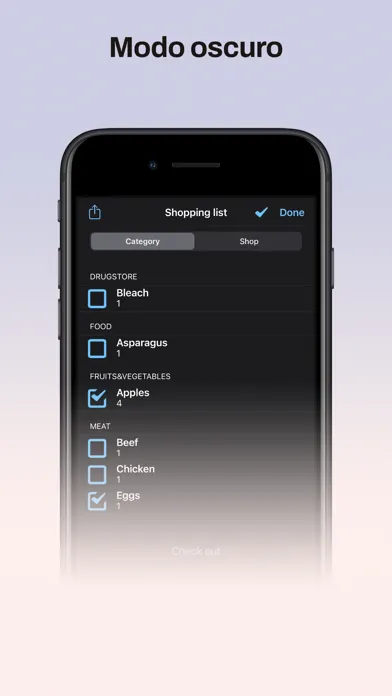 LiShop your shopping list スクリーンショット