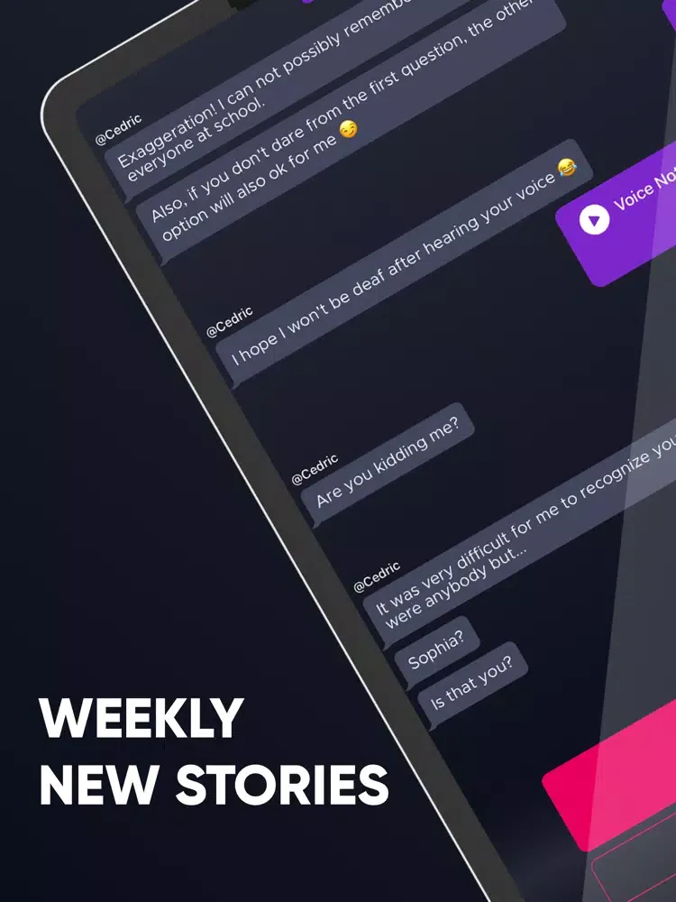 Capturas de pantalla de TapStory - Chat&Text Stories iPad 