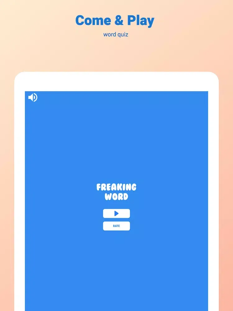 Capturas de pantalla de freaking word - word quiz iPad 