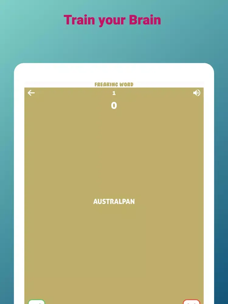 Capturas de pantalla de freaking word - word quiz iPad 