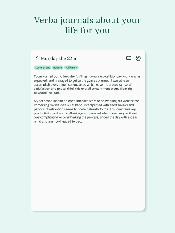 Capturas de pantalla de Emotional Support: Verba AI iPad 