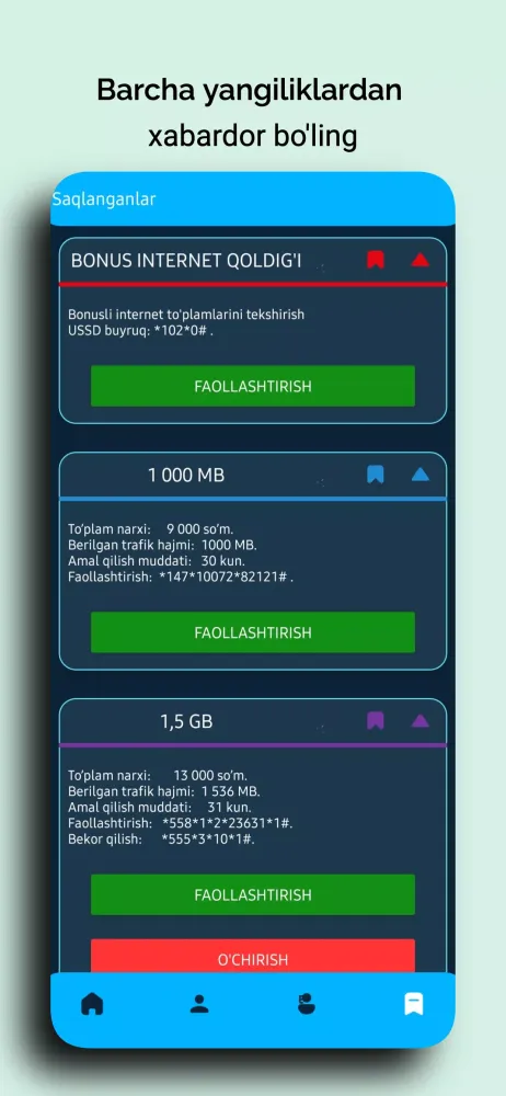 USSD kodlar Screenshots