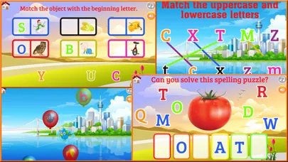 Zrzuty ekranu ABC Kids Games: Learning Alphabet with 8 minigames