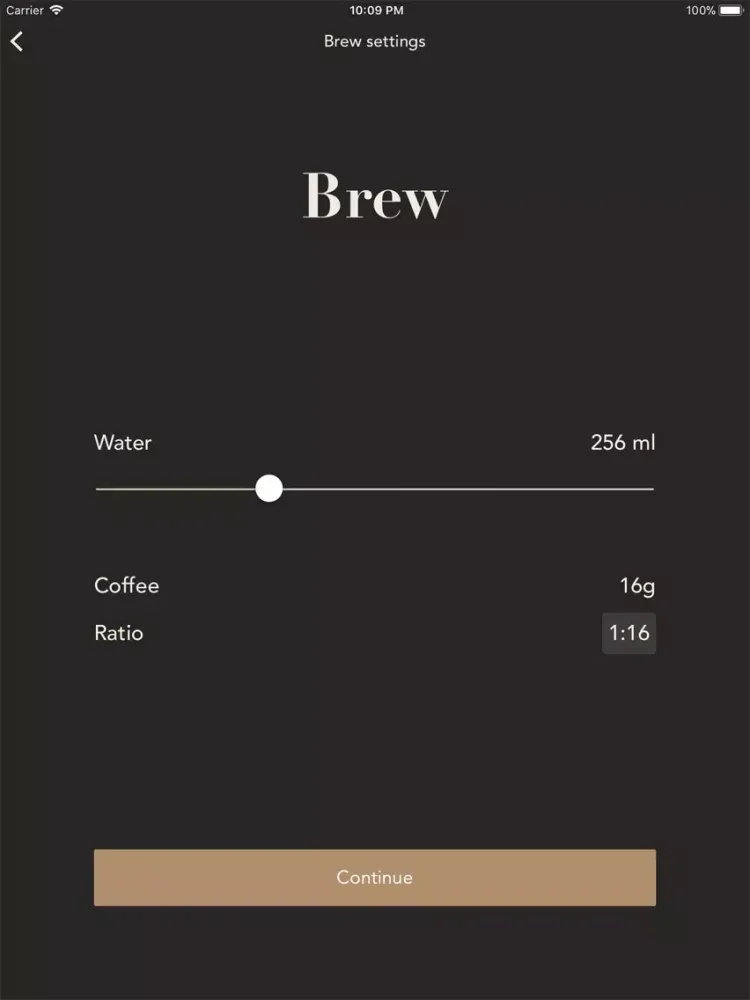 Capturas de tela do Chemex Brew Timer iPad 