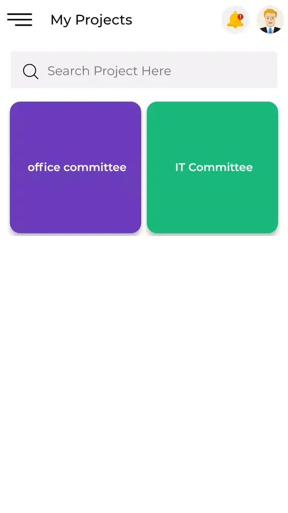 Capturas de pantalla de VUF Project Management