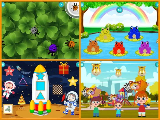 ภาพหน้าจอของ Baby Games: Shape Color & Size iPad 
