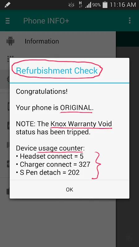 Phone INFO應用截圖