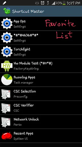 Shortcut Master (Secret Codes) Screenshots