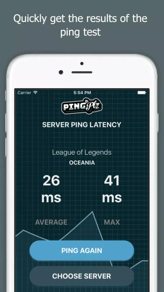 Capturas de pantalla de PingPlz - Ping Test for Games
