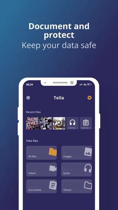Tella - Document & Protect স্ক্রিনশট