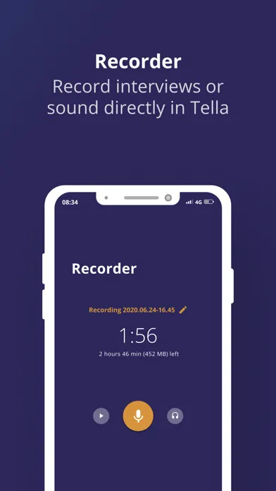 Tella - Document & Protect স্ক্রিনশট