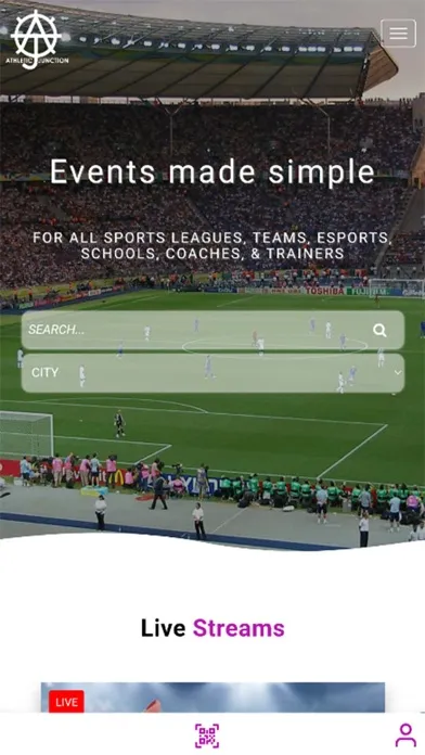 Athletic Events Screenshots