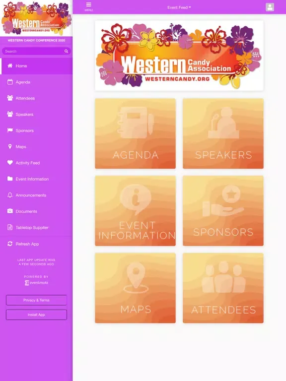 WCA 2020 iPad  스크린샷