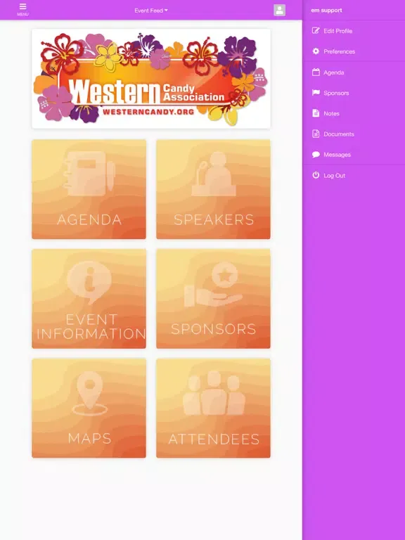 WCA 2020 iPad  스크린샷
