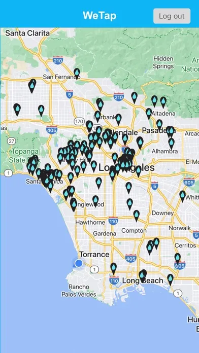 Screenshot di WeTap Drinking Fountain Finder