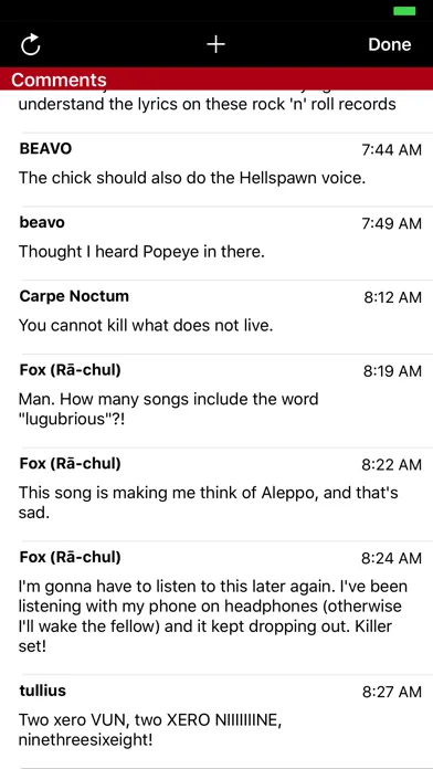 Capturas de pantalla de WFMU Radio