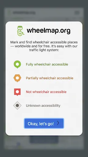 Capturas de pantalla de Wheelmap