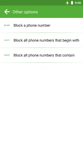 Zrzuty ekranu Call & SMS Blocker - Blacklist