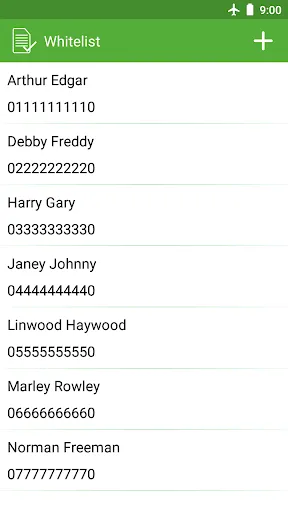 Zrzuty ekranu Call & SMS Blocker - Blacklist