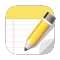 Notepad notes, memo, checklist