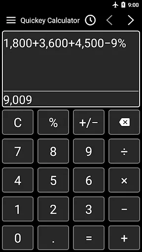 Calculator app Screenshots