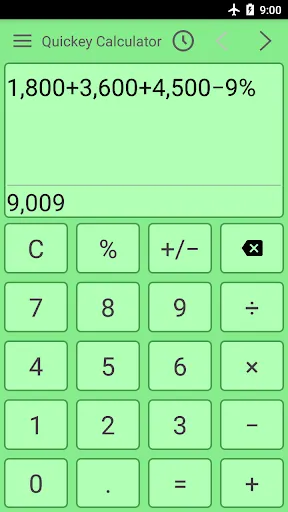 Calculator app Screenshots