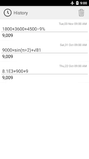 Calculator app Screenshots