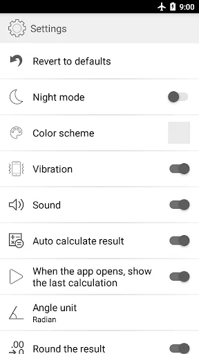 Calculator app Screenshots