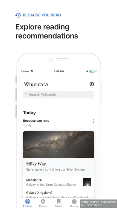 Wikipedia سکرین شاٹس