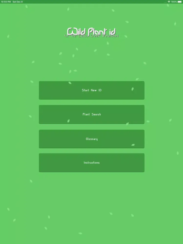 Ảnh chụp màn hình của WildPlantID iPad 