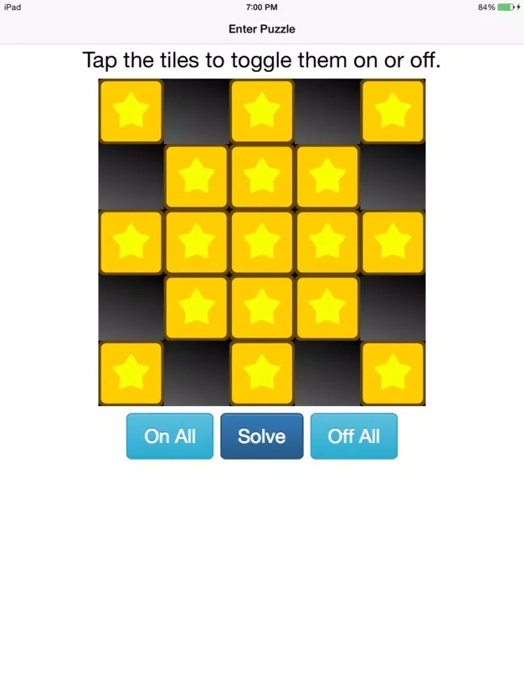 Lights Solver iPad 应用截图