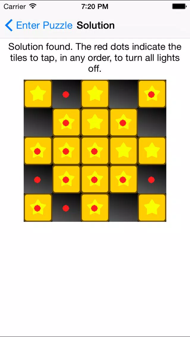 Screenshot di Lights Solver