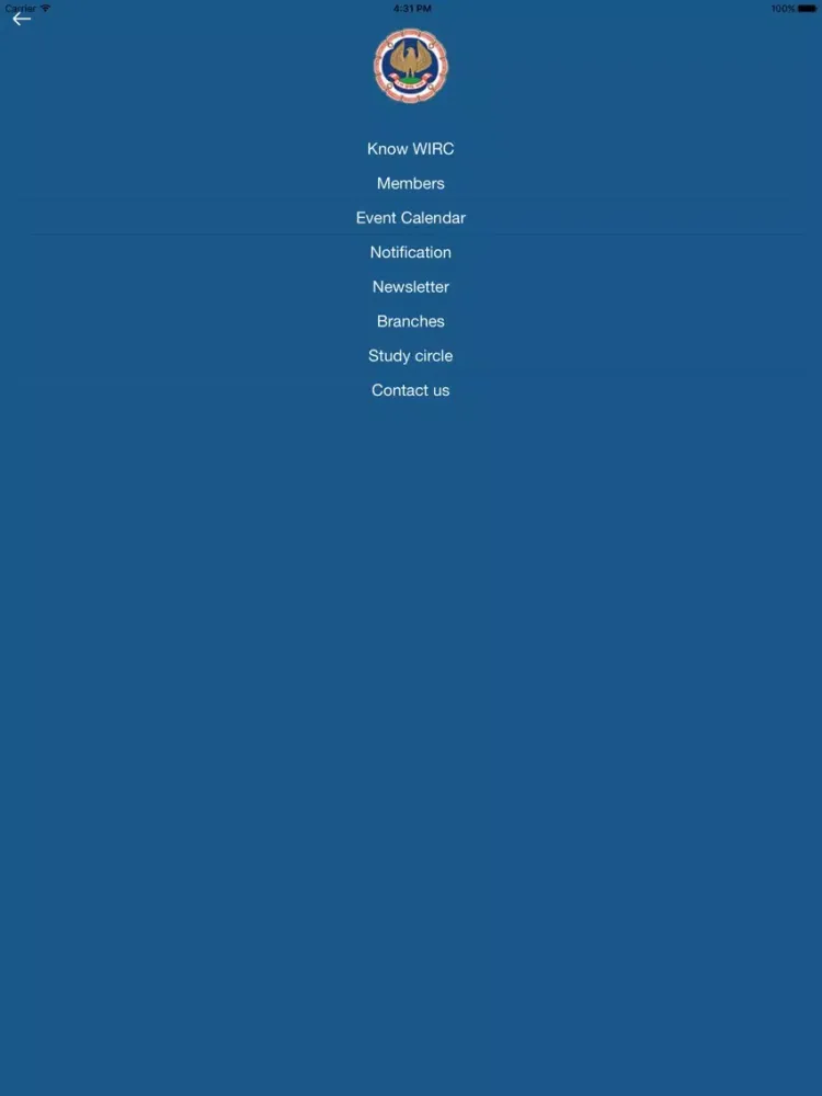 Capturas de pantalla de WIRC of ICAI iPad 