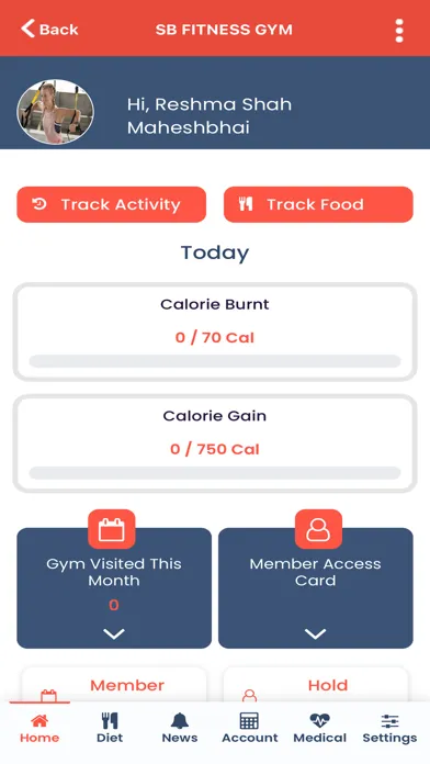 Vfitnessclub Global App स्क्रीनशॉट
