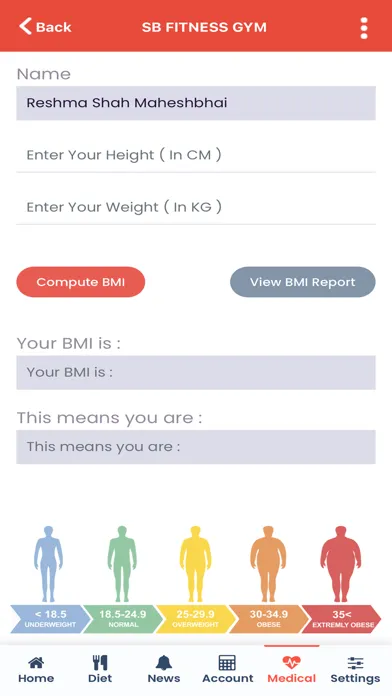 Vfitnessclub Global App स्क्रीनशॉट