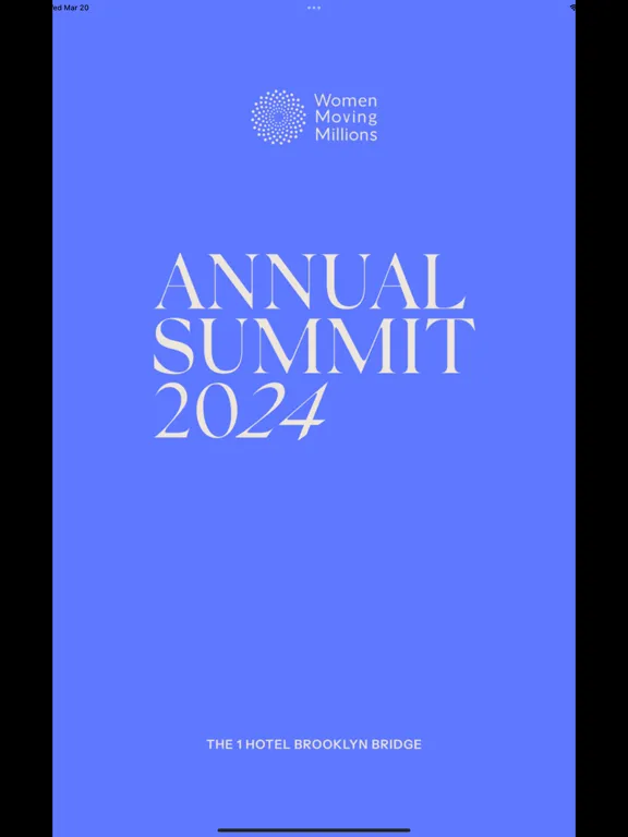 WMM Summit 2024 iPad 應用截圖