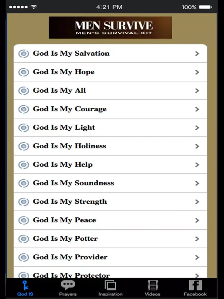 Men's Survival Kit iPad  Screenshots