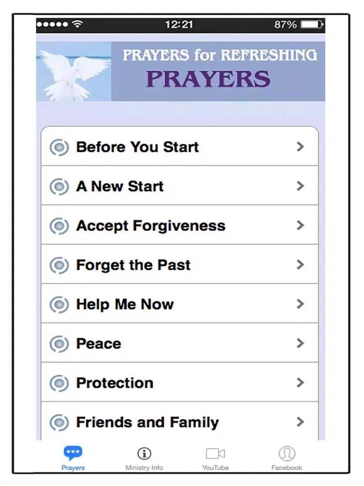 Prayer For Refreshing iPad  स्क्रीनशॉट