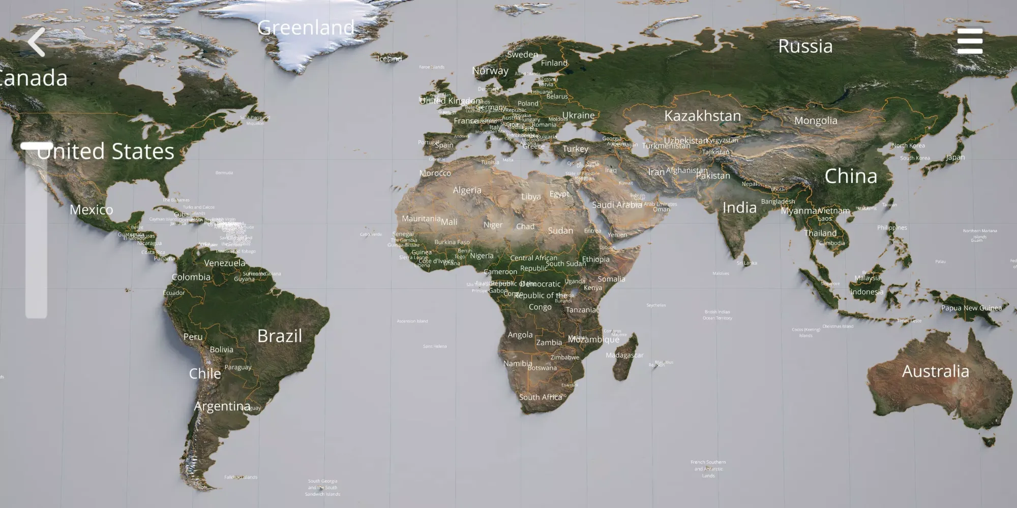World Map Explorer Ekran Görüntüleri
