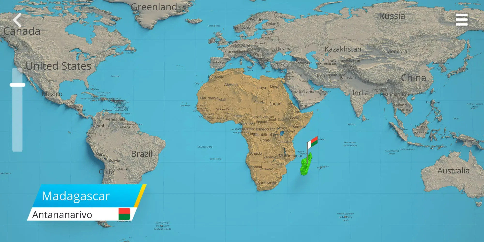 World Map Explorer Ekran Görüntüleri