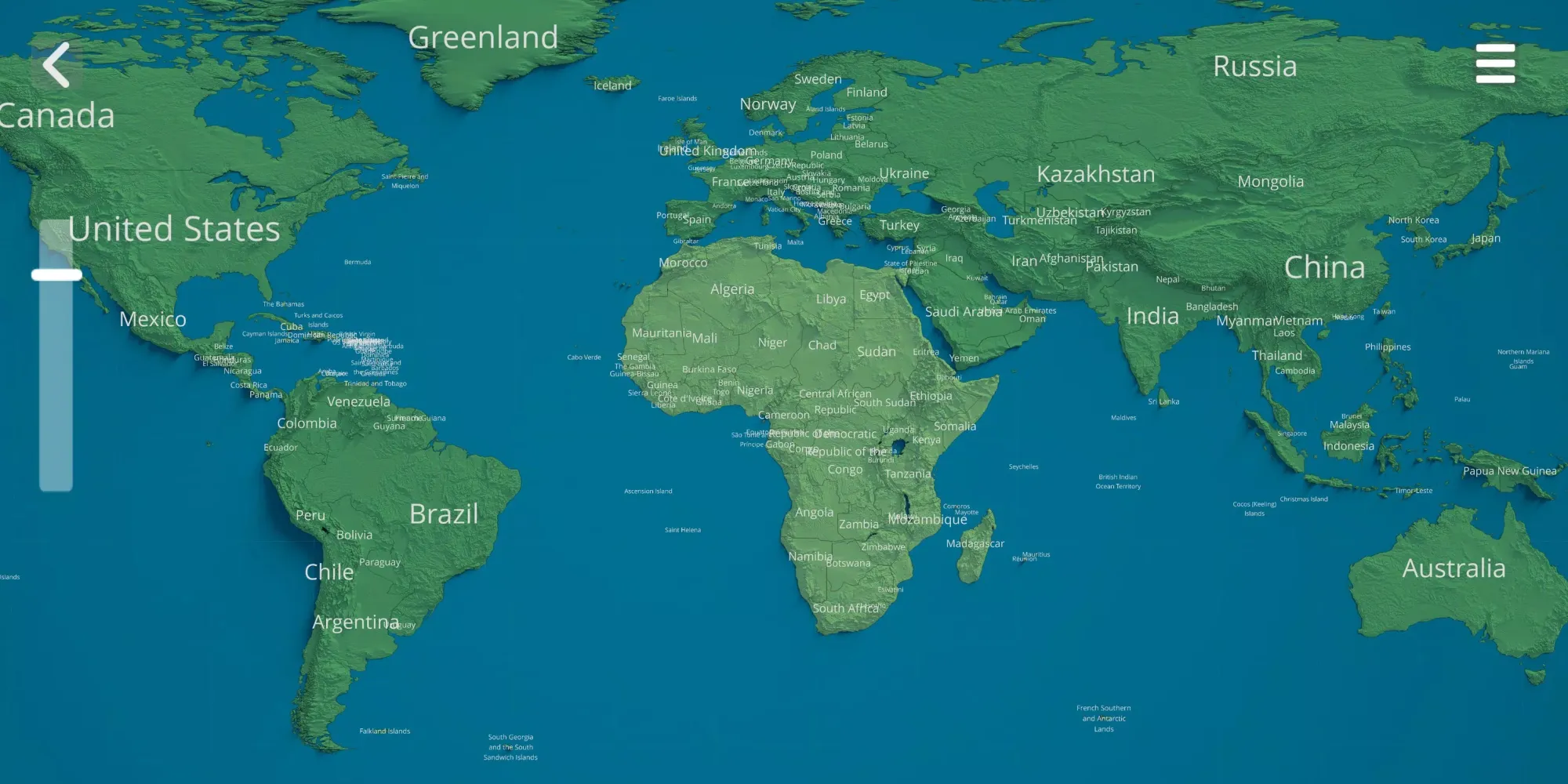World Map Explorer Ekran Görüntüleri