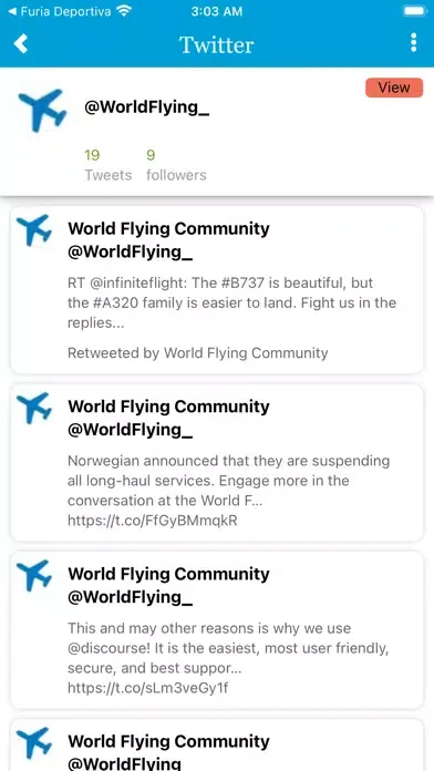 Скриншоты World Flying Community