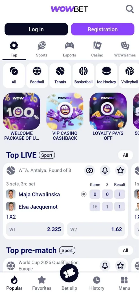 تصاویر WOWBET