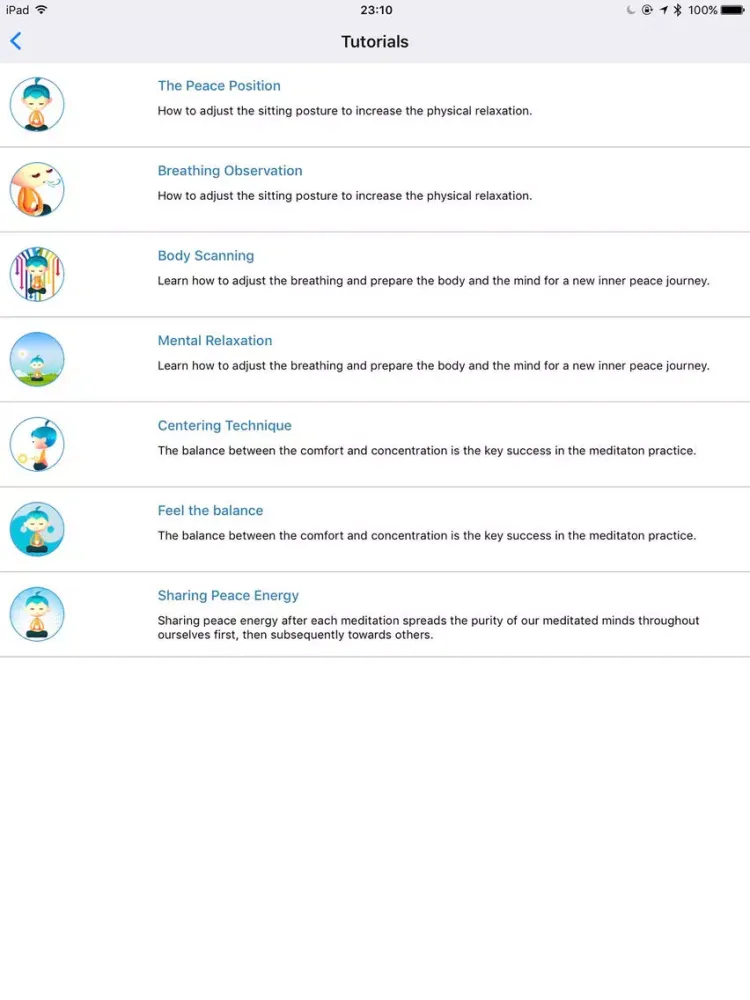 ภาพหน้าจอของ Enlighten Me - Meditation for Inner Peace iPad 