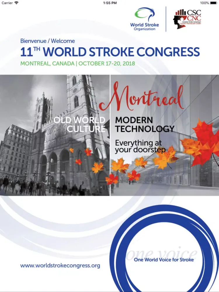World Stroke Congress 2018 iPad  Screenshots