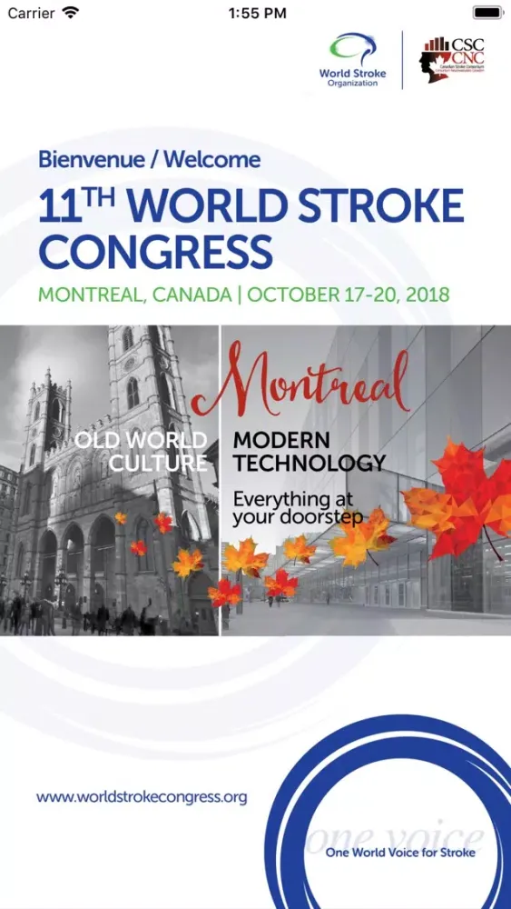 World Stroke Congress 2018 Screenshots