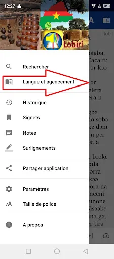 Capturas de pantalla de Lobiri bible français English