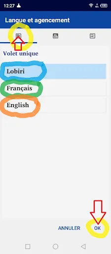 Capturas de pantalla de Lobiri bible français English