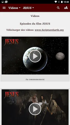Ảnh chụp màn hình của Kroumen Tepo Bible